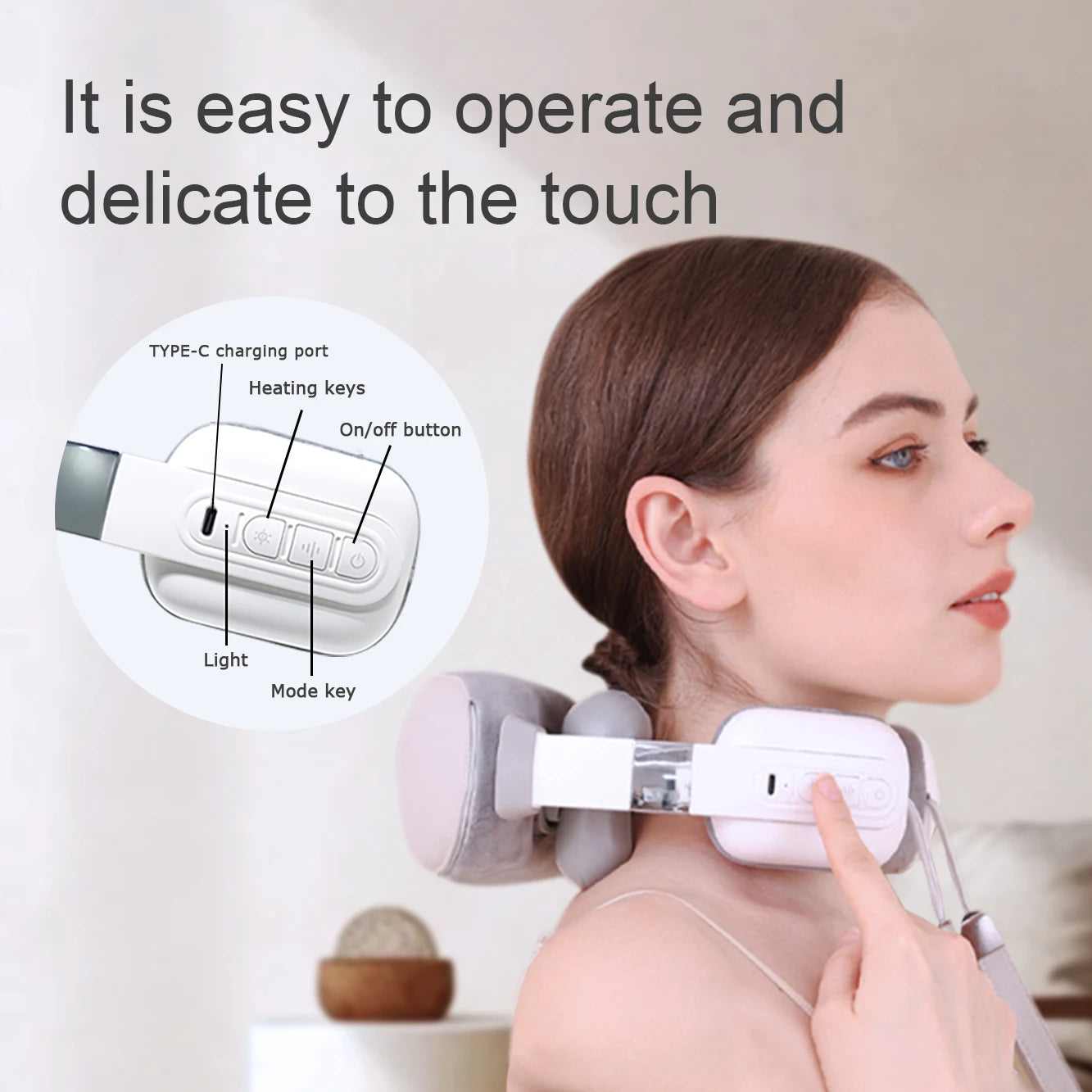 2025 Upgraded Wireless Neck Massager with Heat Compression It Is a Deep-Kneading Shoulder and Neck Massager as Well as a Full-B