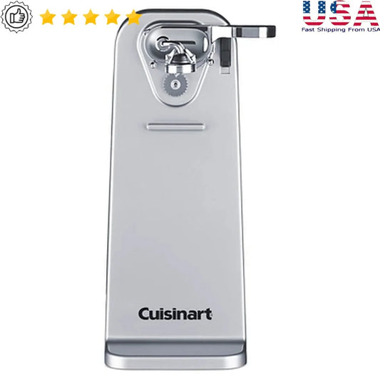 Electric Can Opener Freestanding Magnetic Lid Lift-Off Easy Single-Touch Operation Sturdy Base Power Cut Blade Removable