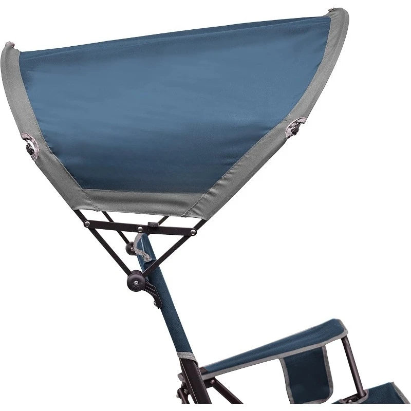 Sunshade Rocker Outdoor Rocking Chair with Canopy