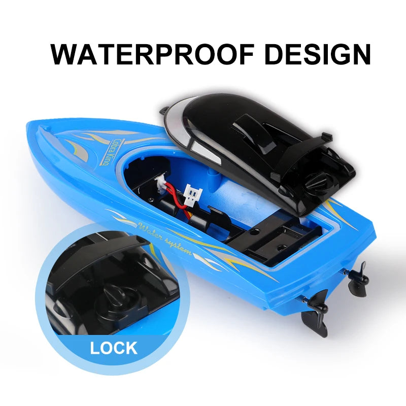 Remote Control Crocodile Speed Boat Toy for Kids, Long Battery Life, Simulation Crocodile Heads, RC Crocodile Ship Toy Gift