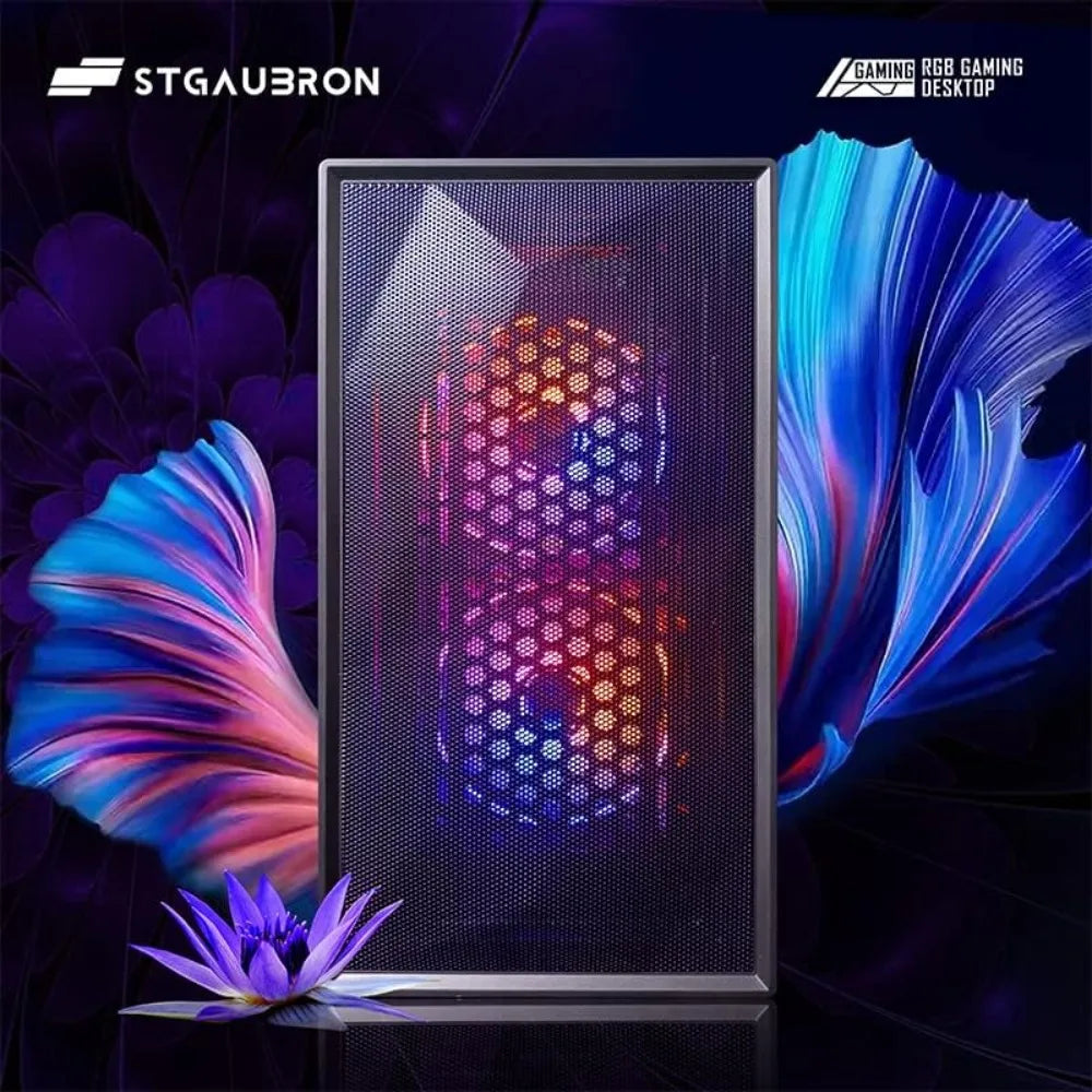 Prebuilt Gaming PC Desktop, AMD Radeon RX 550 4G GDDR5, Intel Core I5 3.3Ghz up to 3.7Ghz, 16G Ram, 512G SSD, WiFi