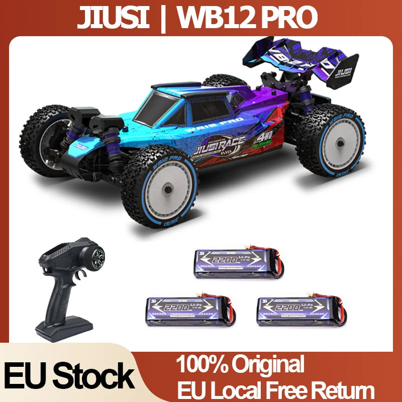 WB12 PRO 1/12 JIUSI Racing Car 80KM/H Brushless Remote Control Car High Speed Competitive Off-road 4WD RC Car Toys As Gift