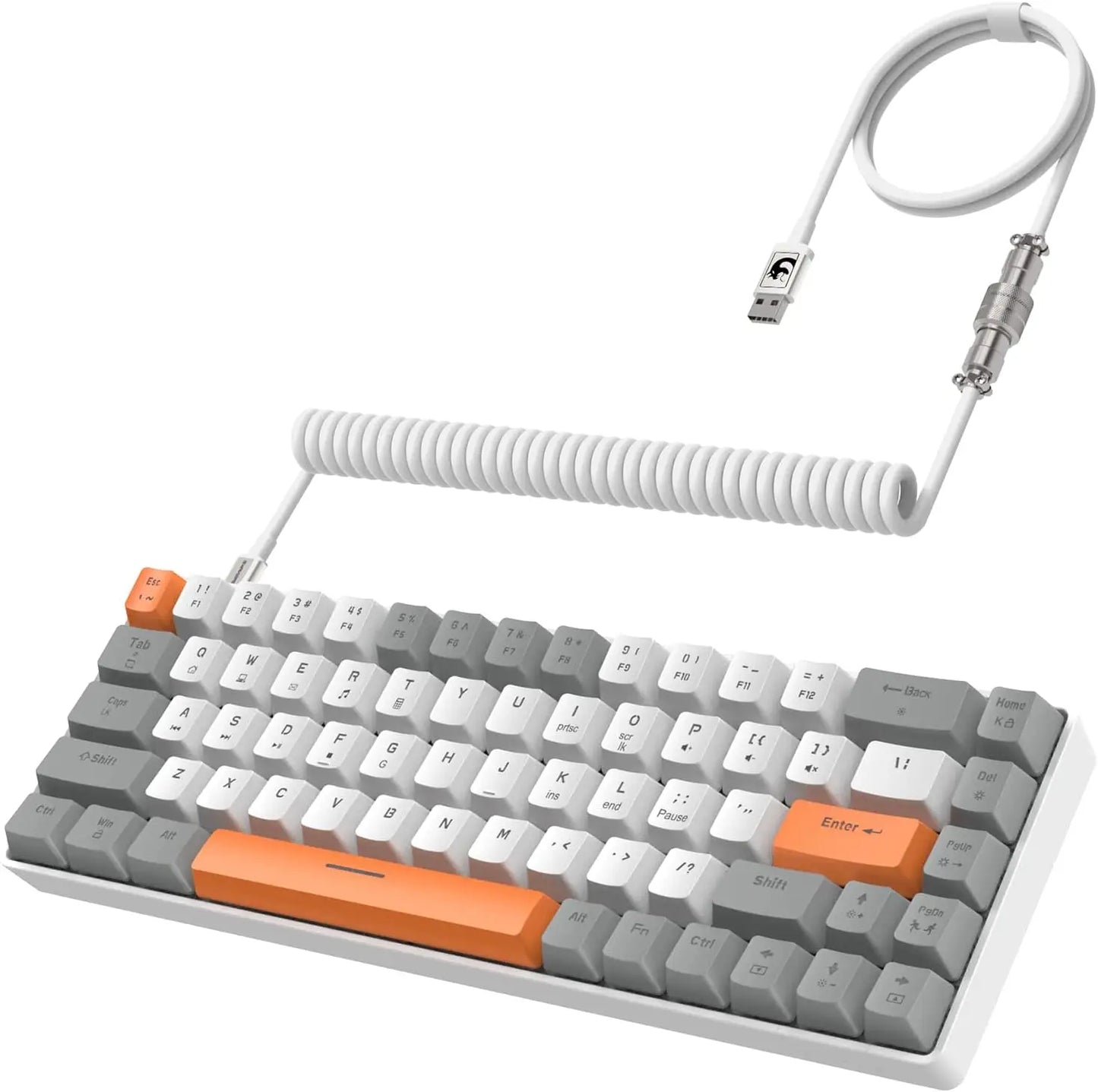MAMBASNAKE x ZIYOU LANG T8 60% Mechanical Gaming Keyboard,68 Keys TKL Compact Layout Mini Keyboard,18 Chroma RGB Backlit
