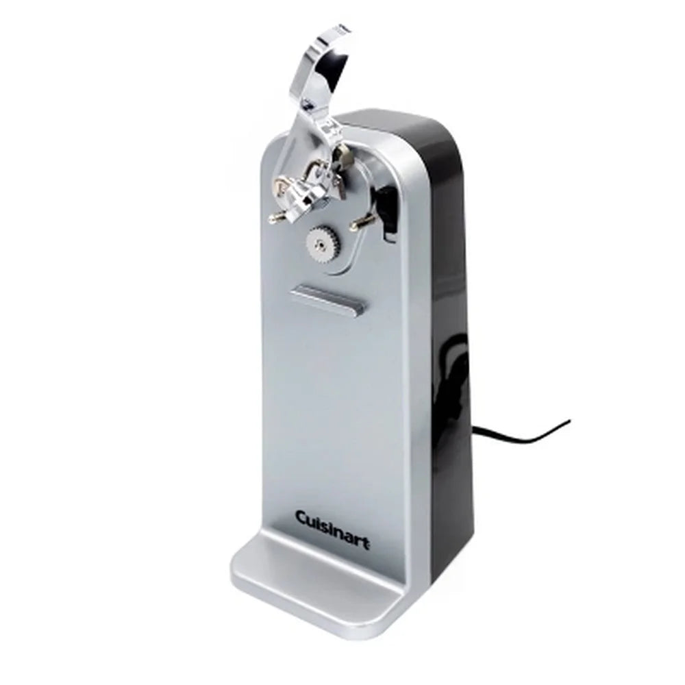 Electric Can Opener Freestanding Magnetic Lid Lift-Off Easy Single-Touch Operation Sturdy Base Power Cut Blade Removable