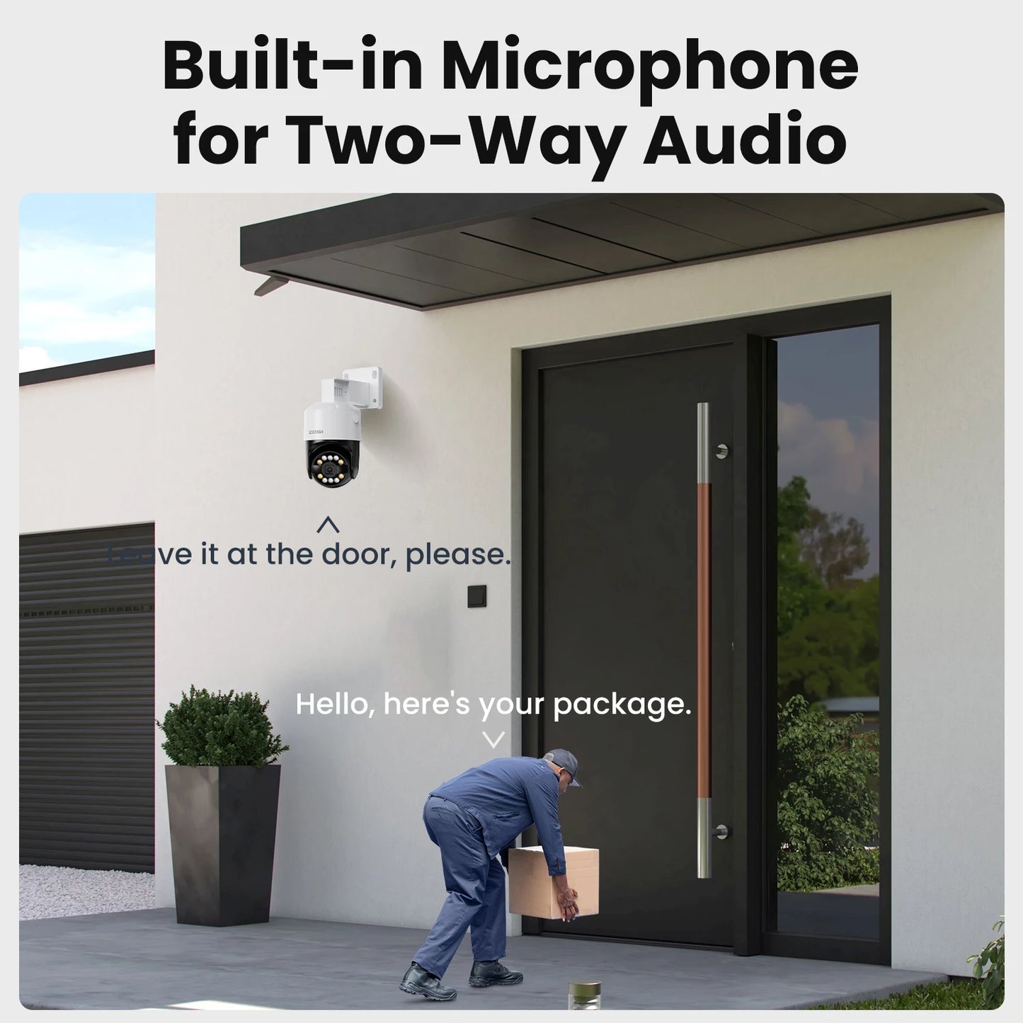 ZOSI 8CH 5MP PTZ Security POE IP Camera System Two Way Audio AI Face Detect 8MP NVR Kit CCTV Home Outdoor Video Surveillance Set