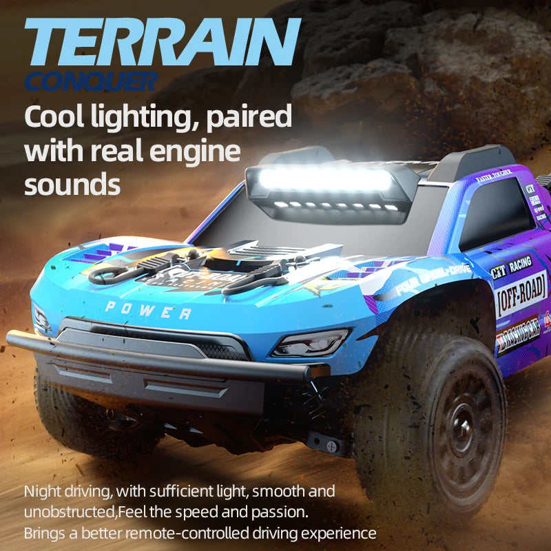 75km/h RC Car Q130C Upgraded Brushless Remote Control Vehicle 4WD Off-road High Speed Climbing Crawler Model Toys for Adults