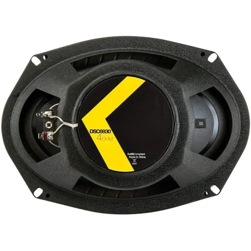 360 Watt 3 Way Dual Speakers with 43DSC6504 6.5 Inch 240 Watt 2 Way 4 Ohm Car Audio Coaxial Speakers