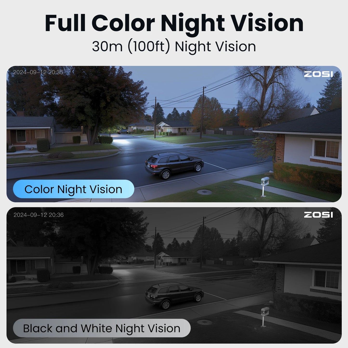 ZOSI 8CH 5MP PTZ Security POE IP Camera System Two Way Audio AI Face Detect 8MP NVR Kit CCTV Home Outdoor Video Surveillance Set