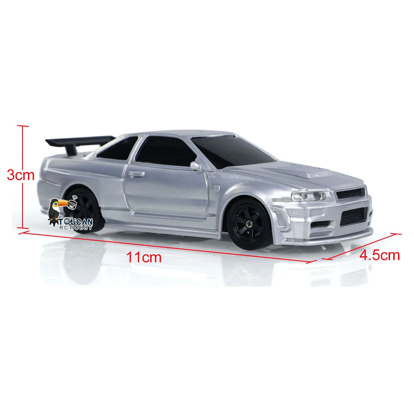 US Stock Toys 1/43 Scale RTR RC Drift Car Gyro Race Car 4WD Ready to Run Mini Car Toy High Speed Vehicle Finished Model for Gift