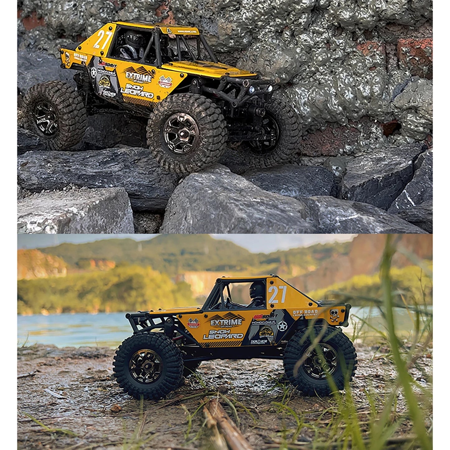 US Stock UdiRC UCX2405PRO 1/24 4x4 RC Rock Crawler Brushless Motor ESC 2.4G RTR Electric Offroad Vehicle Toy for Beginners