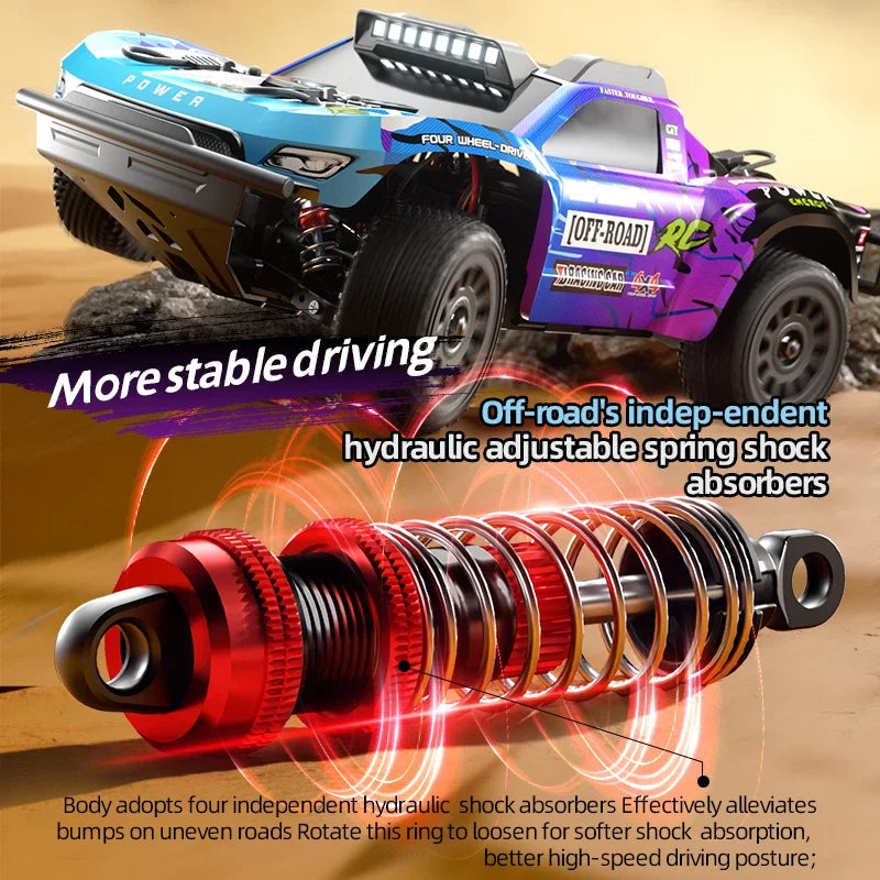 75km/h RC Car Q130C Upgraded Brushless Remote Control Vehicle 4WD Off-road High Speed Climbing Crawler Model Toys for Adults