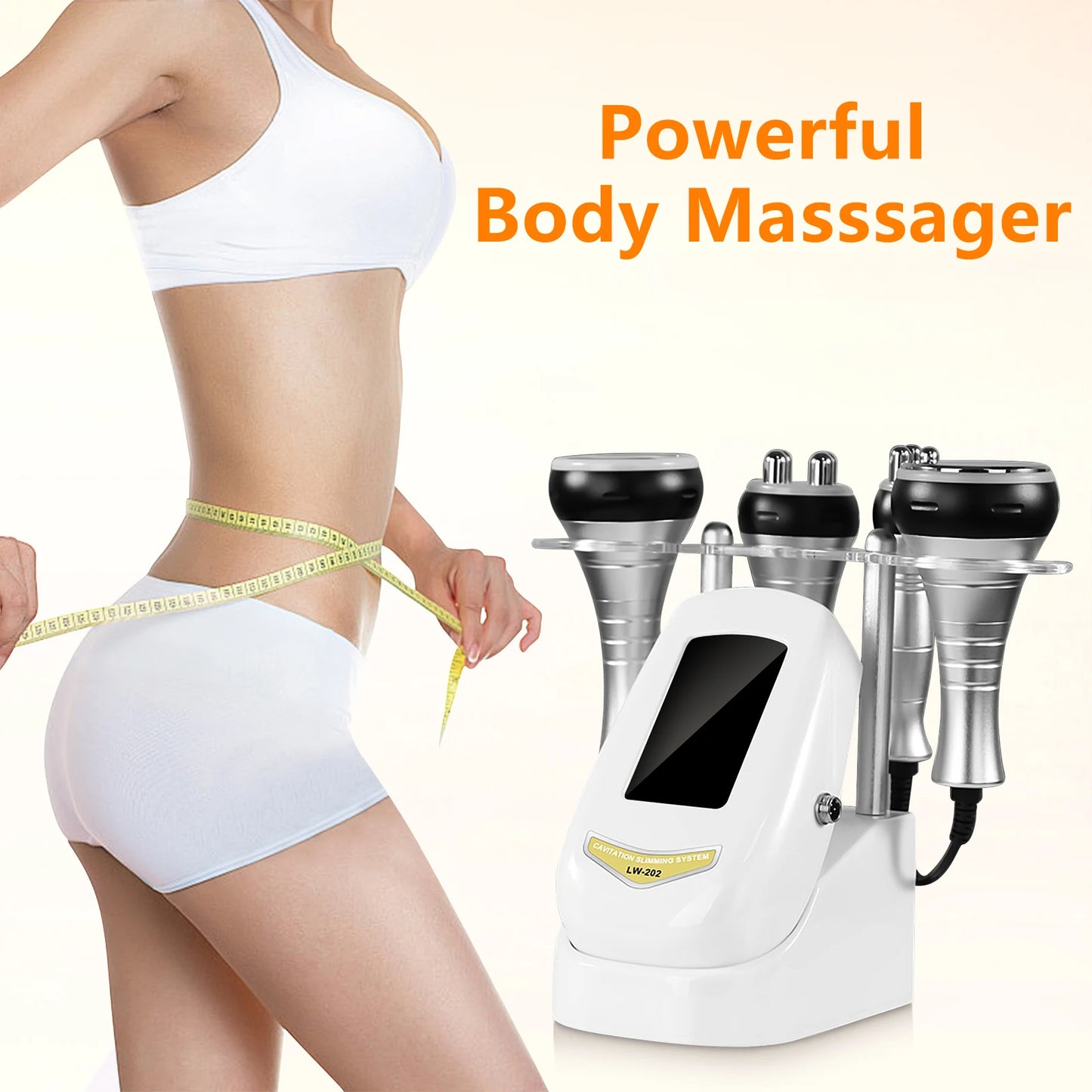 Upgraded four head body beauty massager, home SPA skincare device, suitable for full body massage of arms, waist, abdomen, legs,