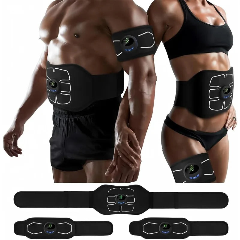 MZ Electronic Muscle Stimulator, Abs Stimulator Muscle Toner, Ab Machine Trainer for All Body, Fitness Strength Trai