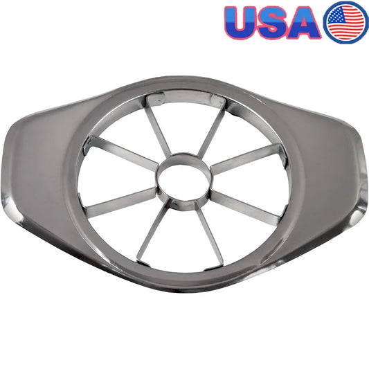 Stainless Steel Apple Divider Corer Easy Use Slicing Tool Safe Large Handle Durable Chrome Finish Kitchen Gadget