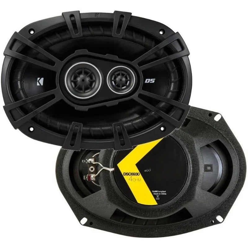 360 Watt 3 Way Dual Speakers with 43DSC6504 6.5 Inch 240 Watt 2 Way 4 Ohm Car Audio Coaxial Speakers
