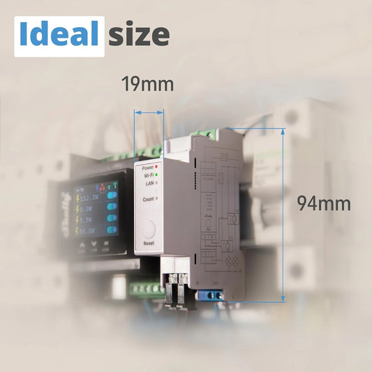 Wi-Fi & LAN Energy Meter with Contactor Control | DIN-Rail | Home Automation | Bluetooth Gateway